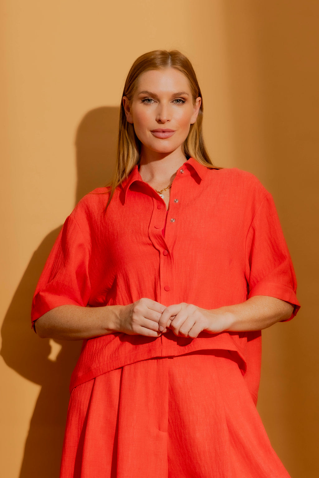 Coral Santorini Shirt