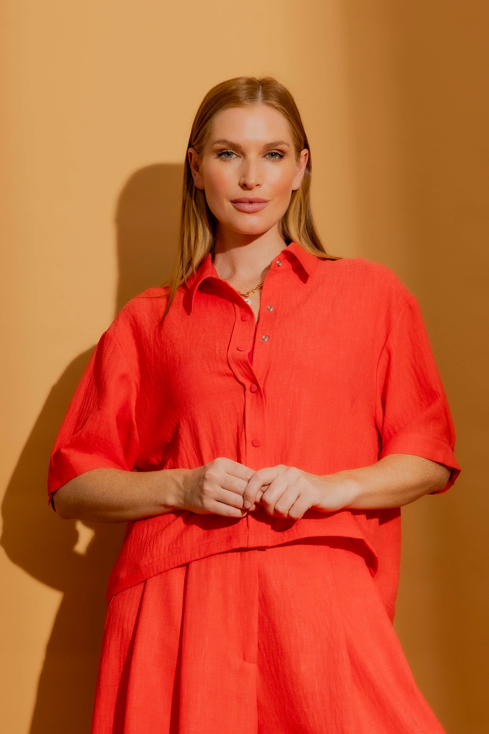 Coral Santorini Shirt