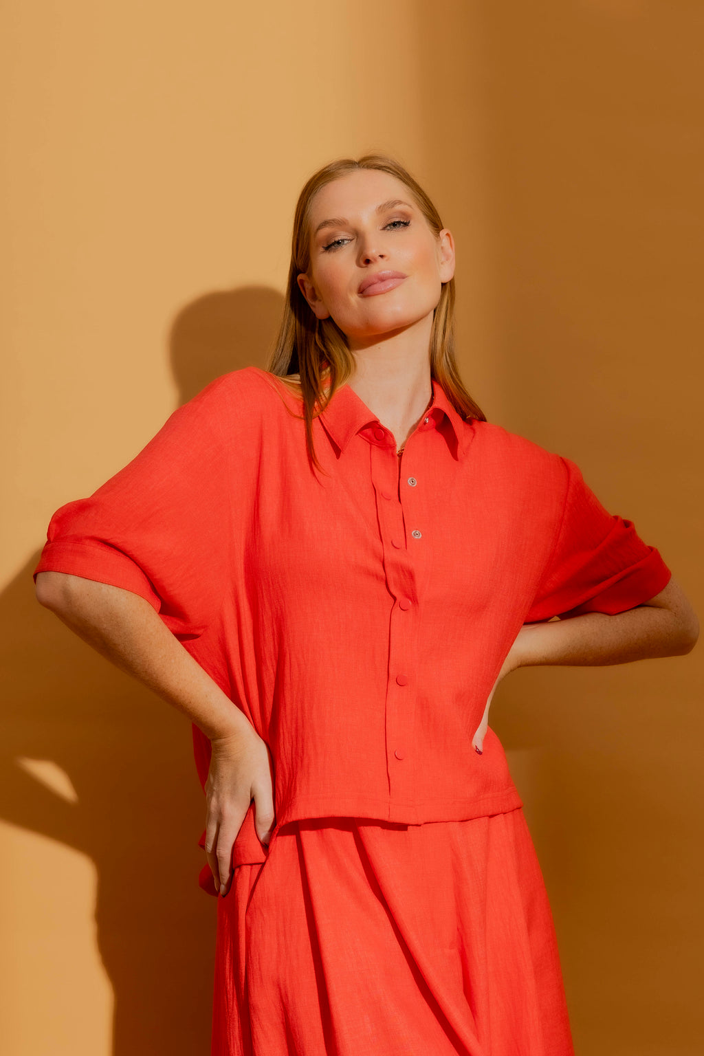 Coral Santorini Shirt