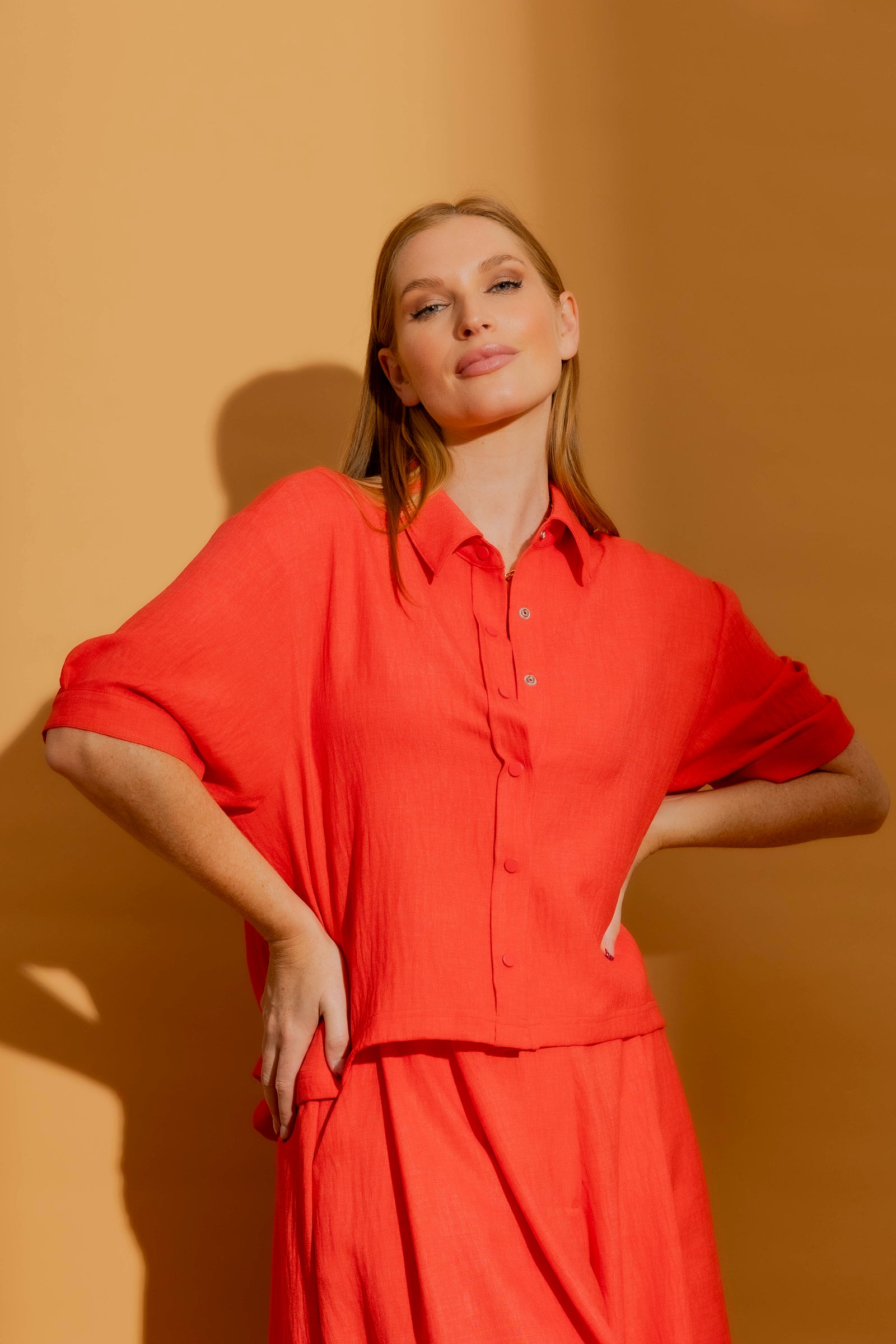 Coral Santorini Shirt