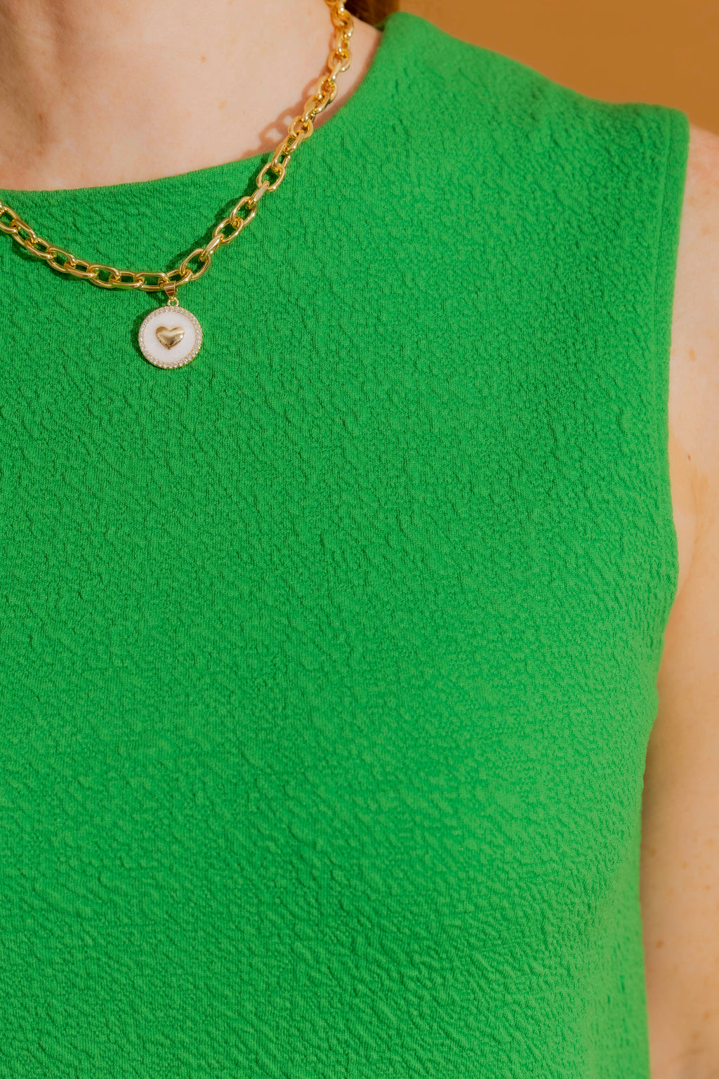 Green Bubble Belted Tunic