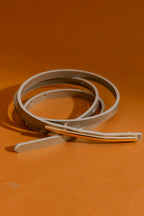 Pewter Metal Tip Belt Pewter Os