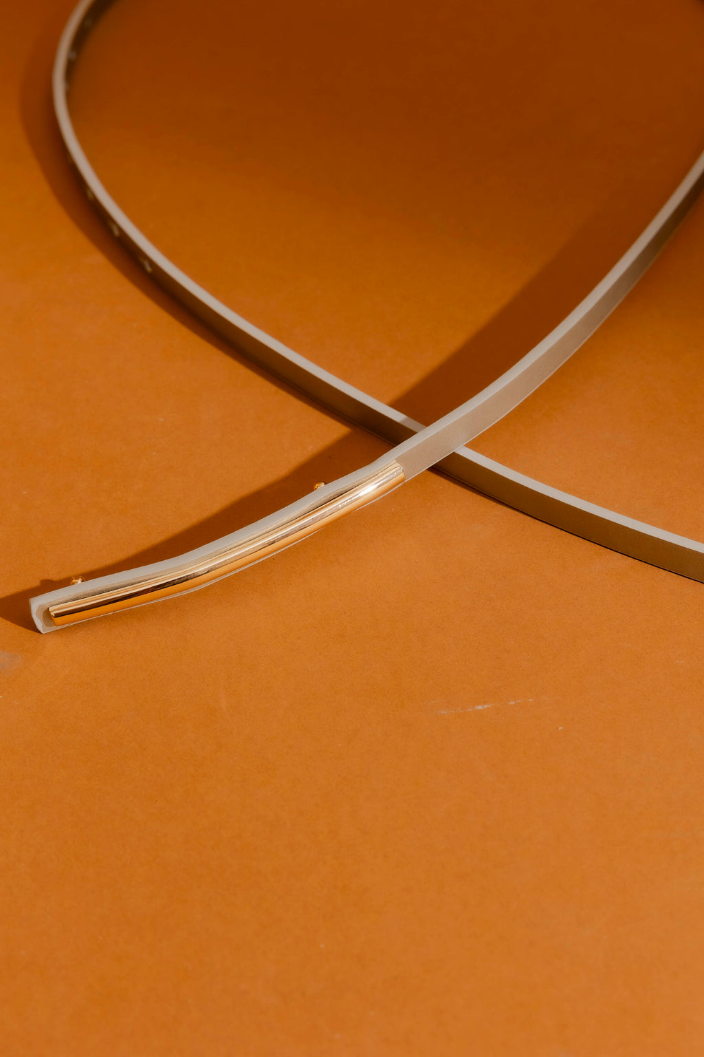 Pewter Metal Tip Belt Pewter Os