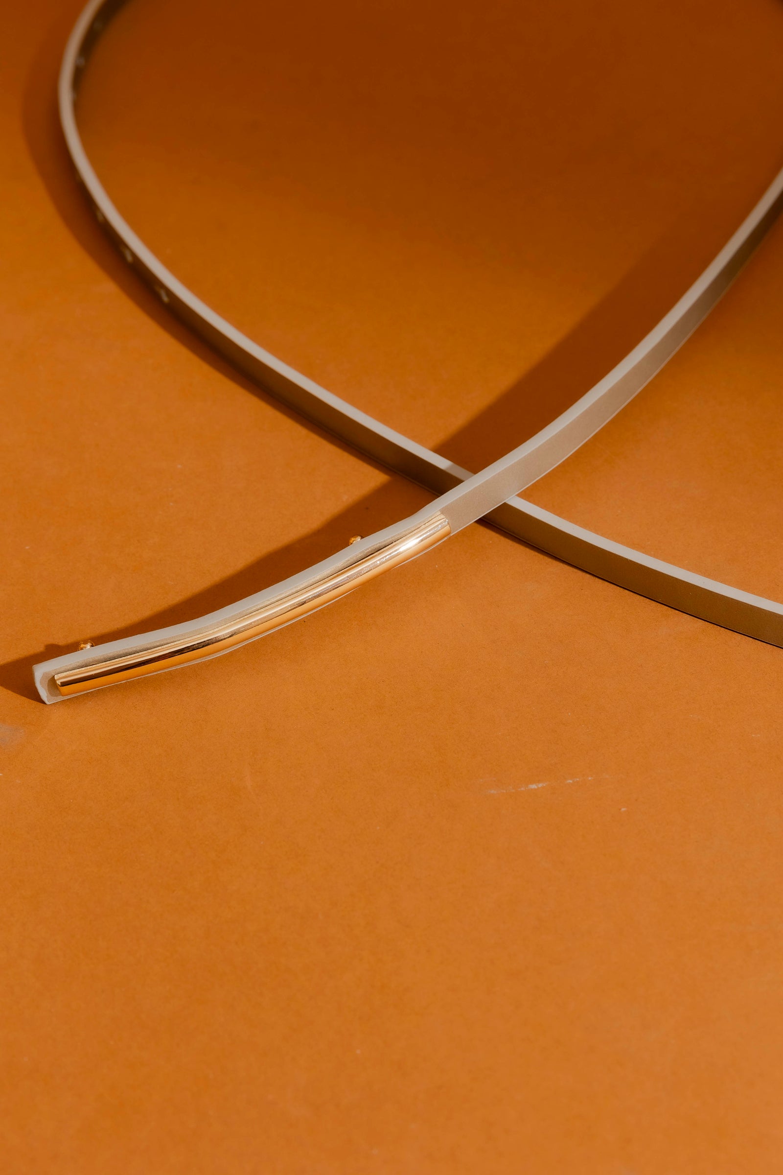 Pewter Metal Tip Belt Pewter Os