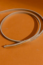 Pewter Metal Tip Belt Pewter Os