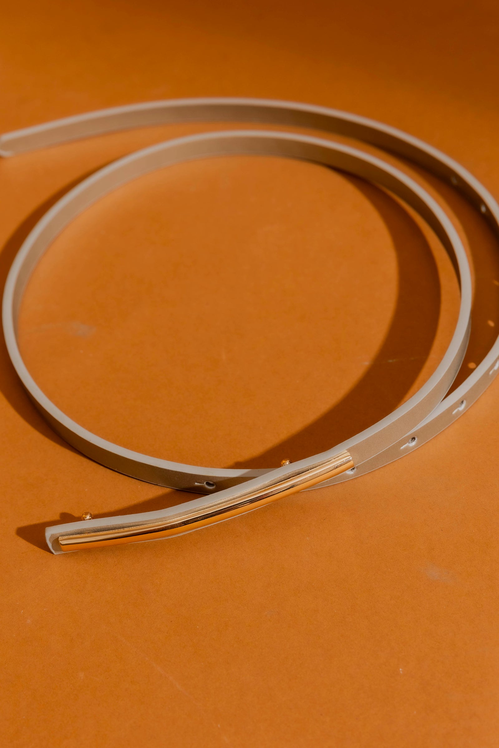 Pewter Metal Tip Belt Pewter Os