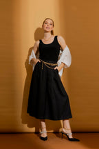 Black Santorini Culotte