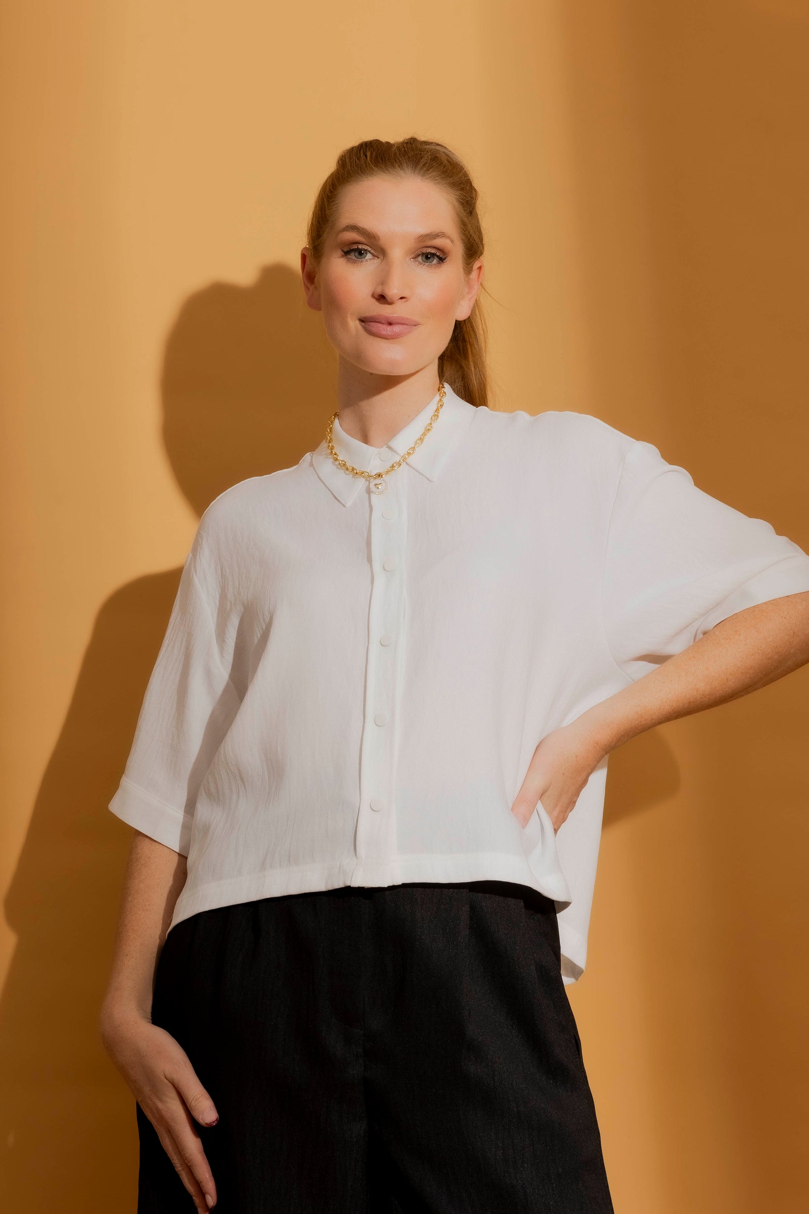 White Santorini Shirt