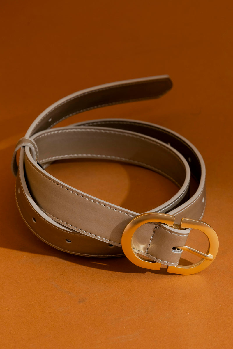 Pewter Classic Belt Pewter O/S