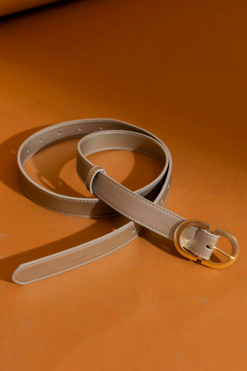 Pewter Classic Belt Pewter O/S
