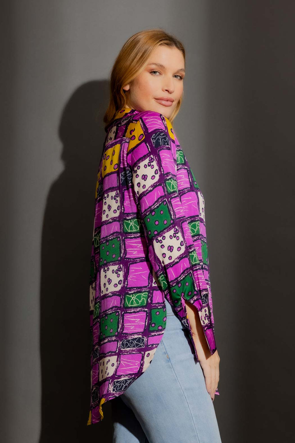 Purppe Silky Charlie Shirt Purple