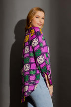 Purppe Silky Charlie Shirt Purple