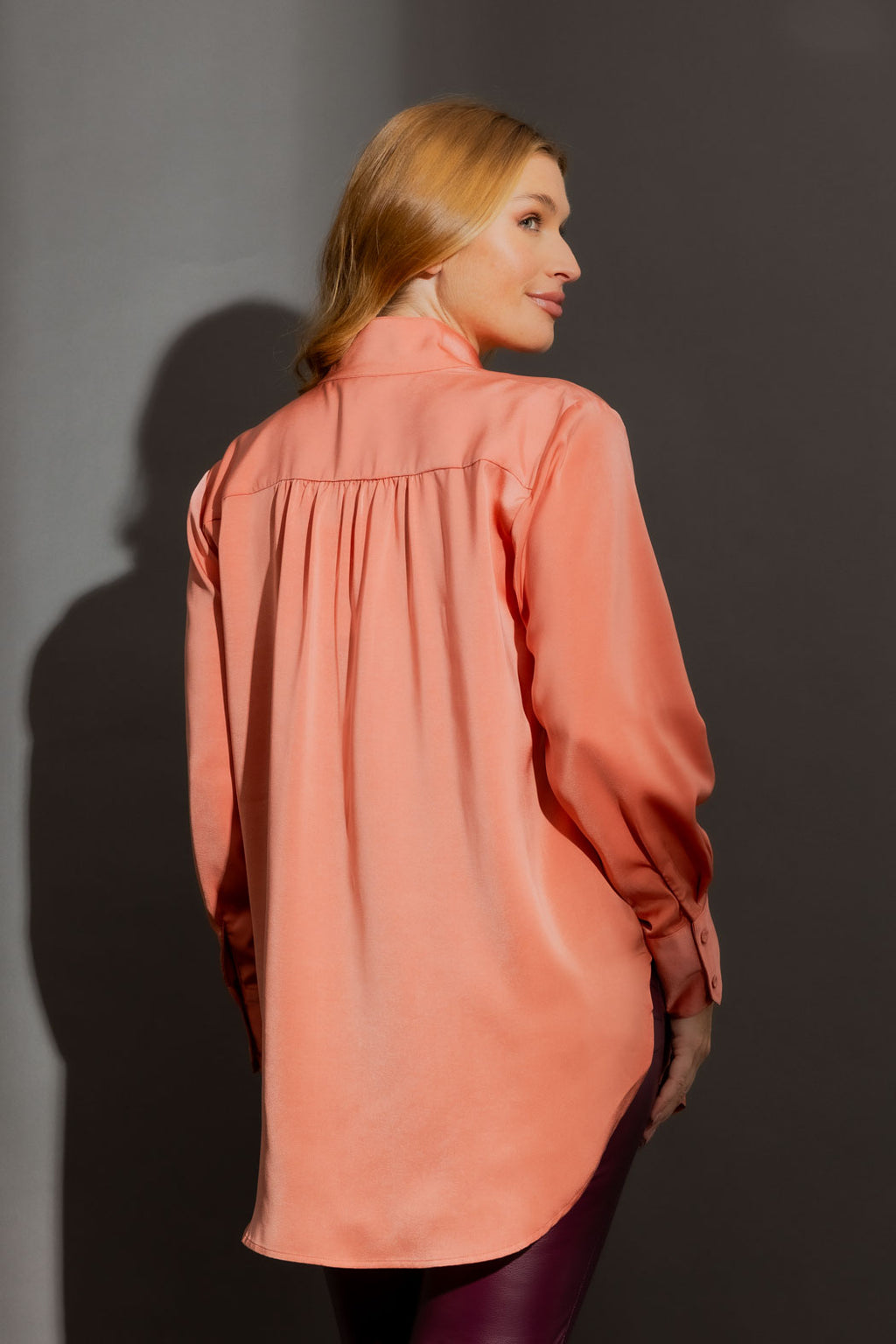 Deep Peach Blogger Shirt Deep Peach