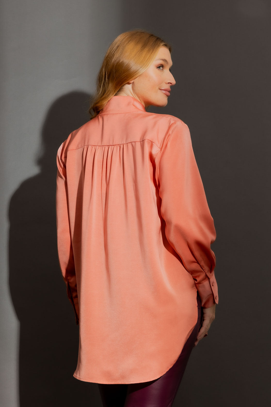 Deep Peach Blogger Shirt Deep Peach