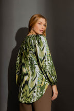 Green Silky Rae Blouse