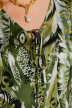 Green Silky Rae Blouse