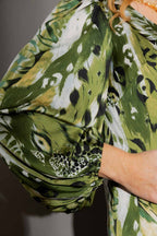 Green Silky Rae Blouse