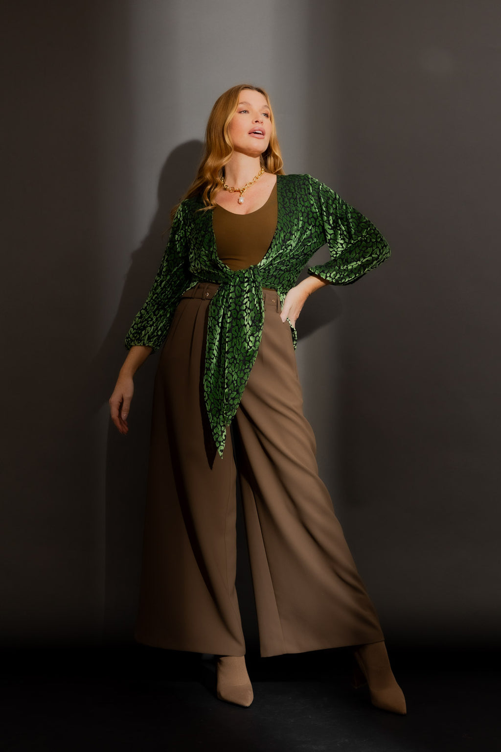 Green Velvet Bolero