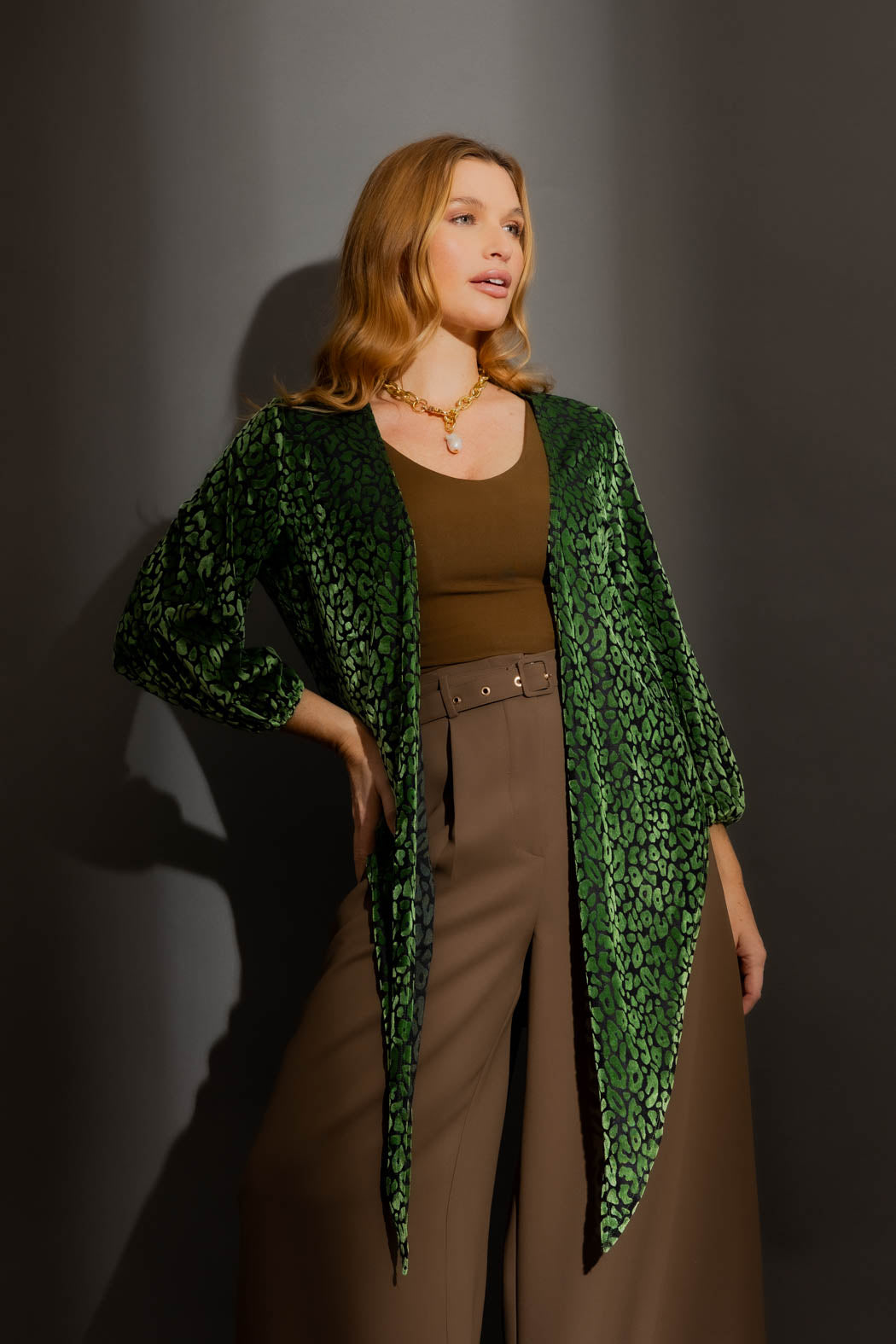 Green Velvet Bolero