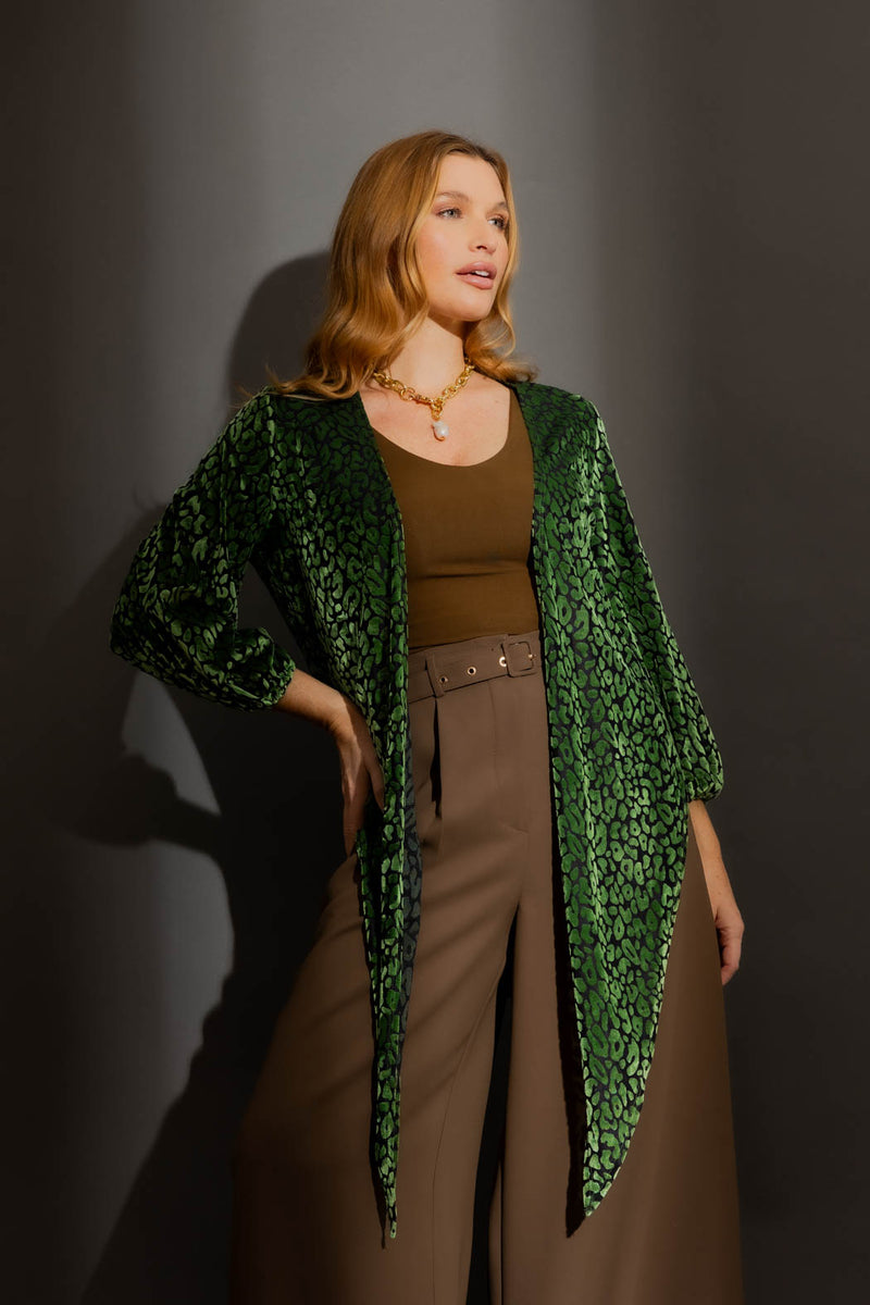 Green Velvet Bolero