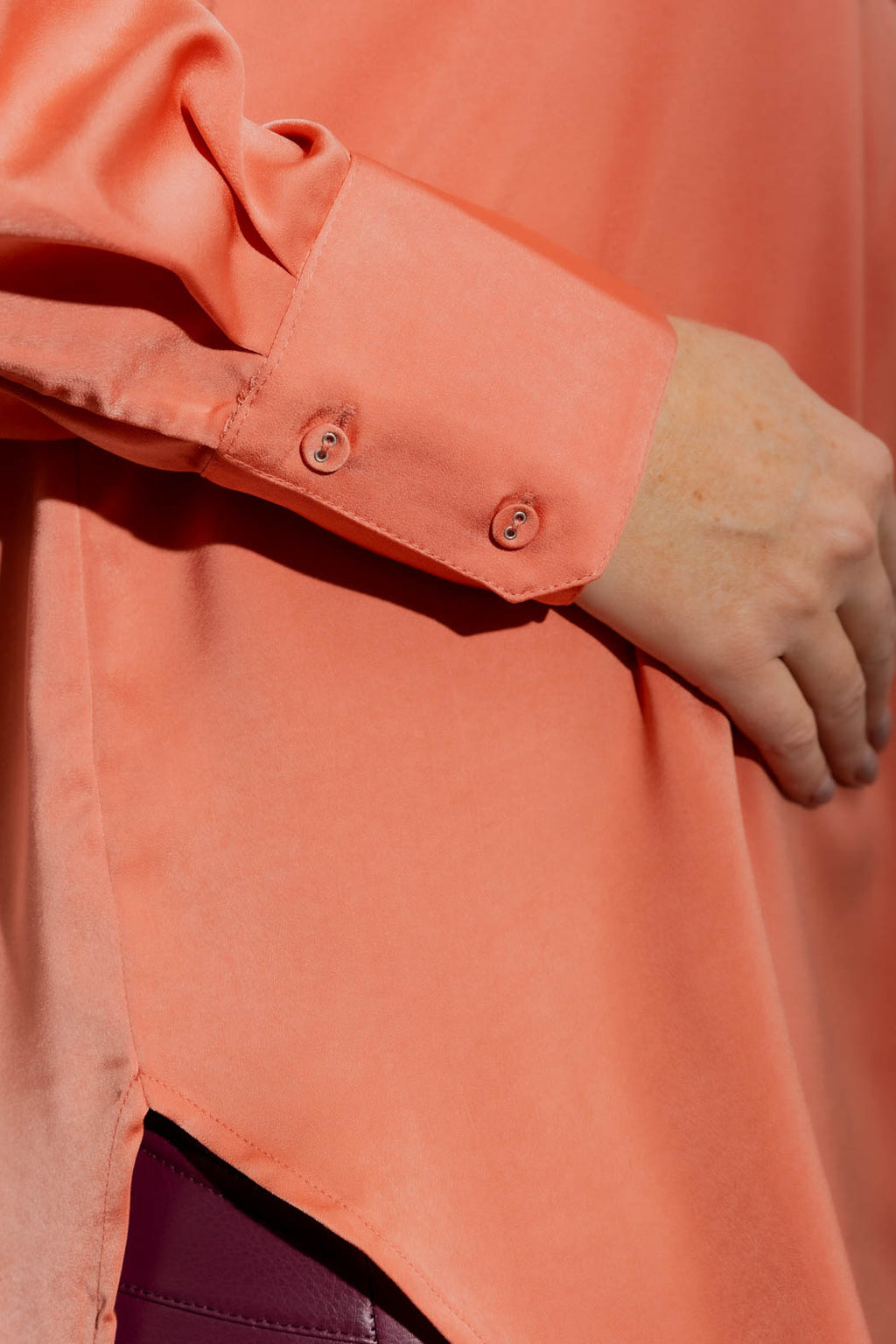 Deep Peach Blogger Shirt Deep Peach