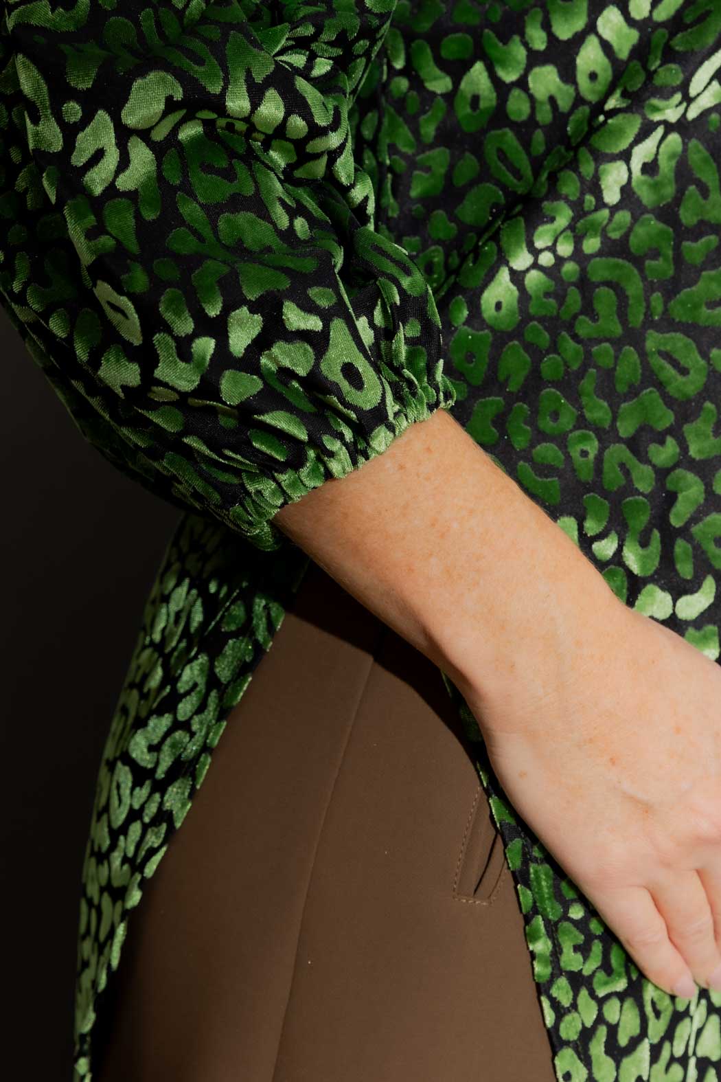 Green Velvet Bolero