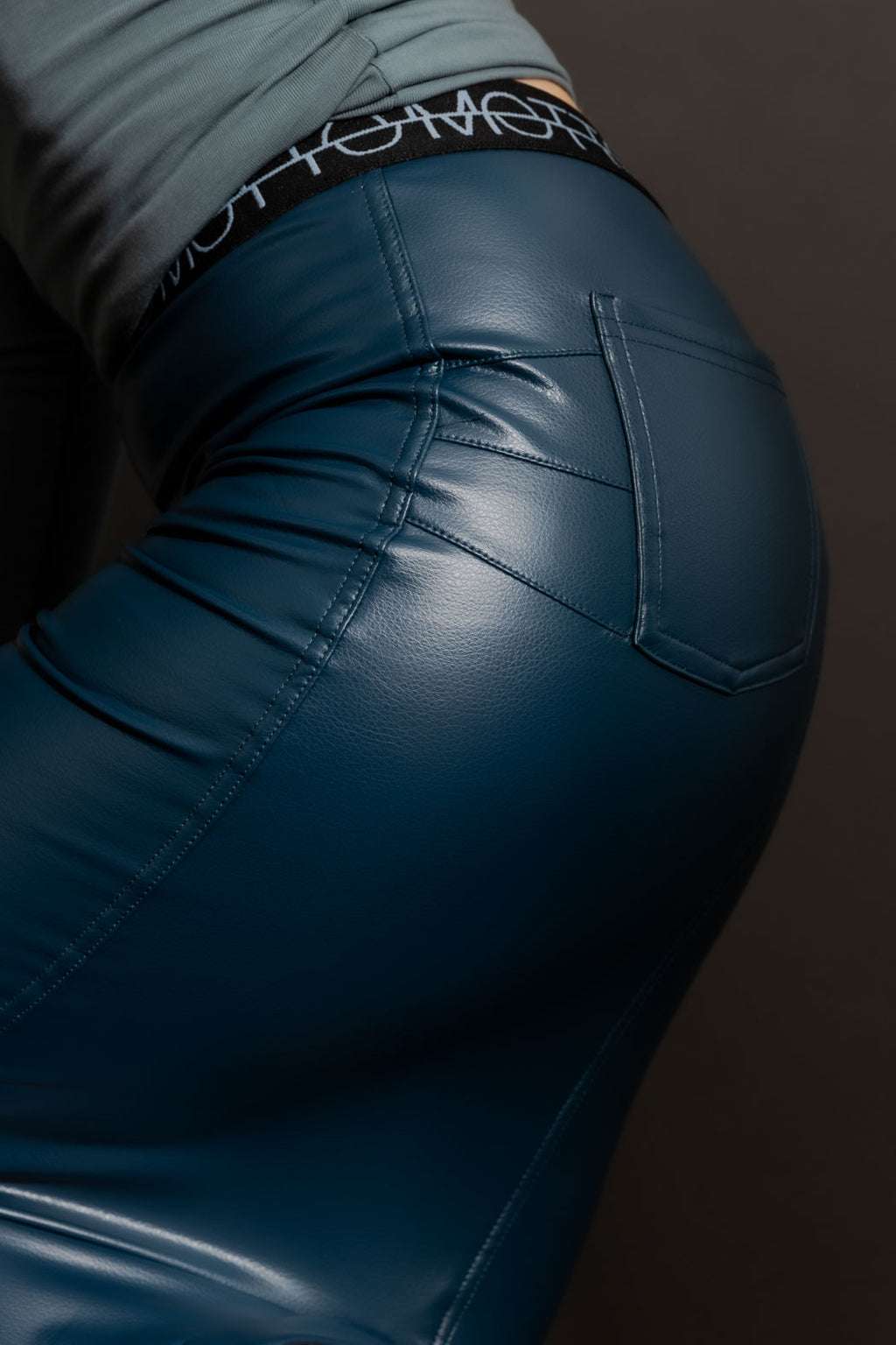 Slate Croc Coated Miracle Skirt