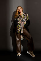 Patchwork Maxi Shirt