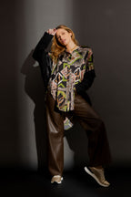 Patchwork Maxi Shirt
