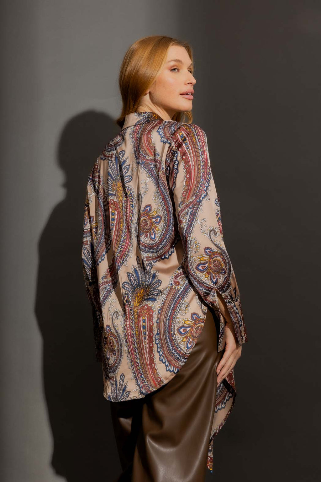 Pasiley Silky Zhoush Shirt Paisley