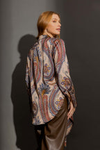 Pasiley Silky Zhoush Shirt Paisley