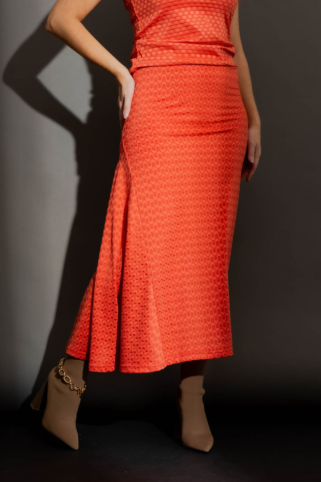 Orange Goddess Skirt