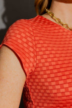 Orange Double Layer Tee