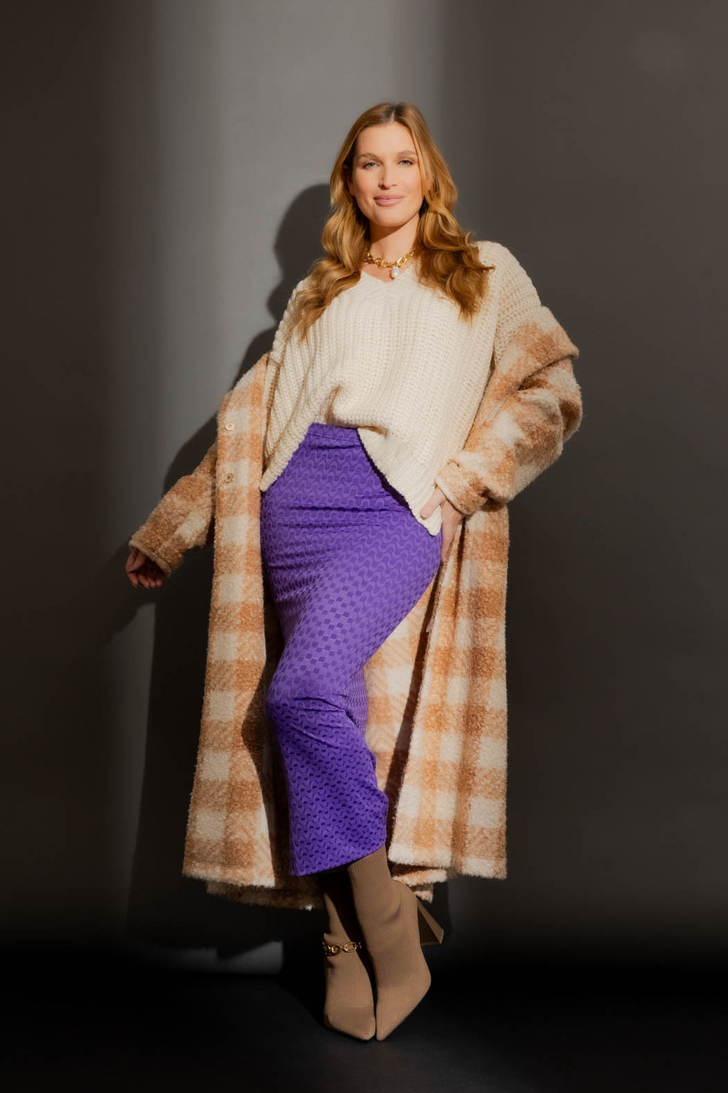 Purple Tube Skirt
