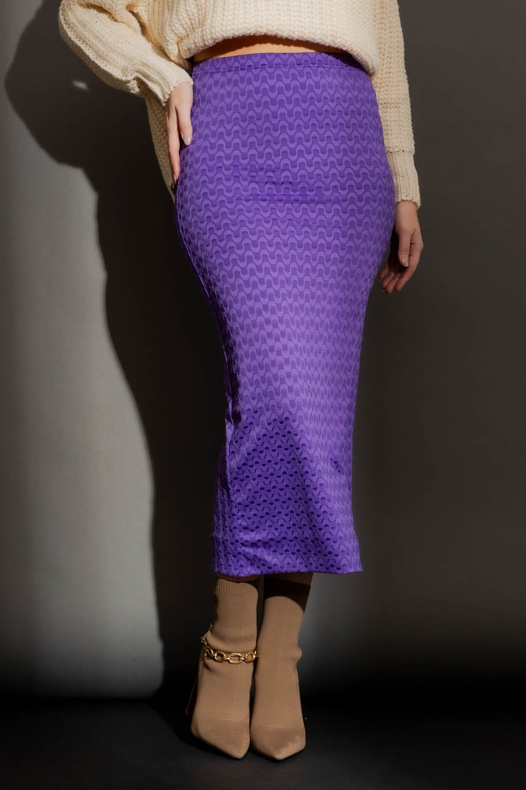 Purple Tube Skirt