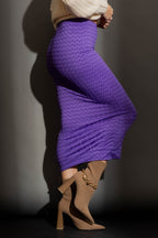 Purple Tube Skirt