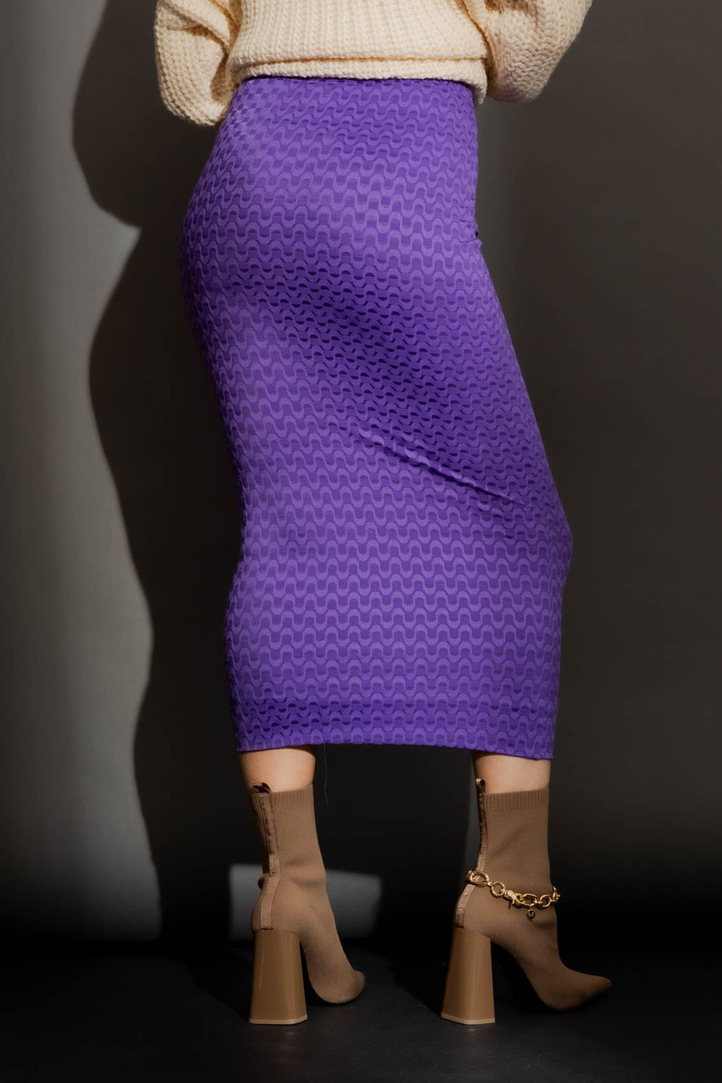 Purple Tube Skirt