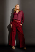 Wine Silky Roma Shirt