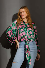 Pink/Green Tie Shirt