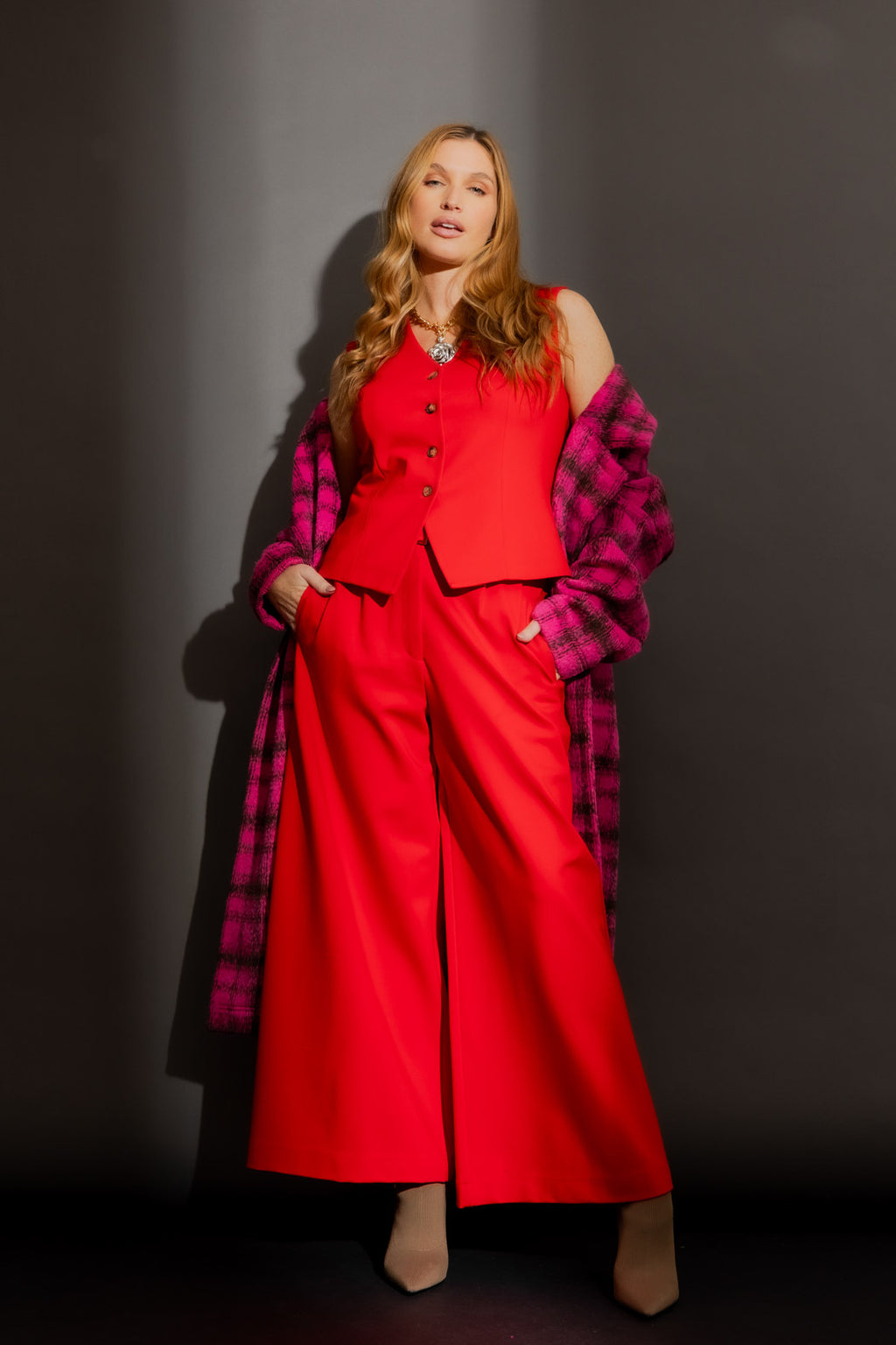 Red Ponte Cosmopolitan Pant