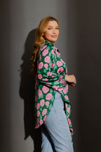 Pink/Green Tie Shirt