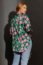 Pink/Green Tie Shirt
