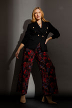 Red Floral Jet Culotte Red Floral