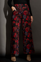 Red Floral Jet Culotte Red Floral