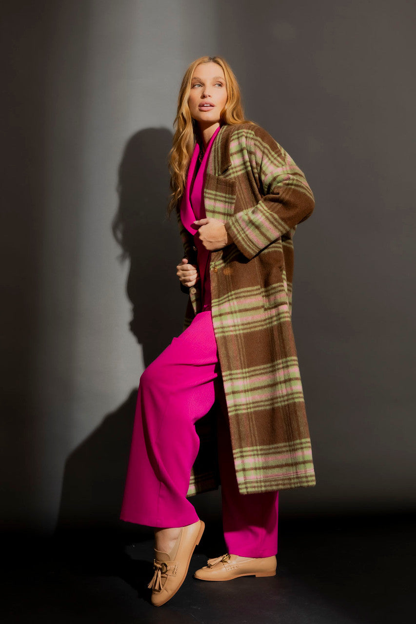 Chocolate Cocoon Coat