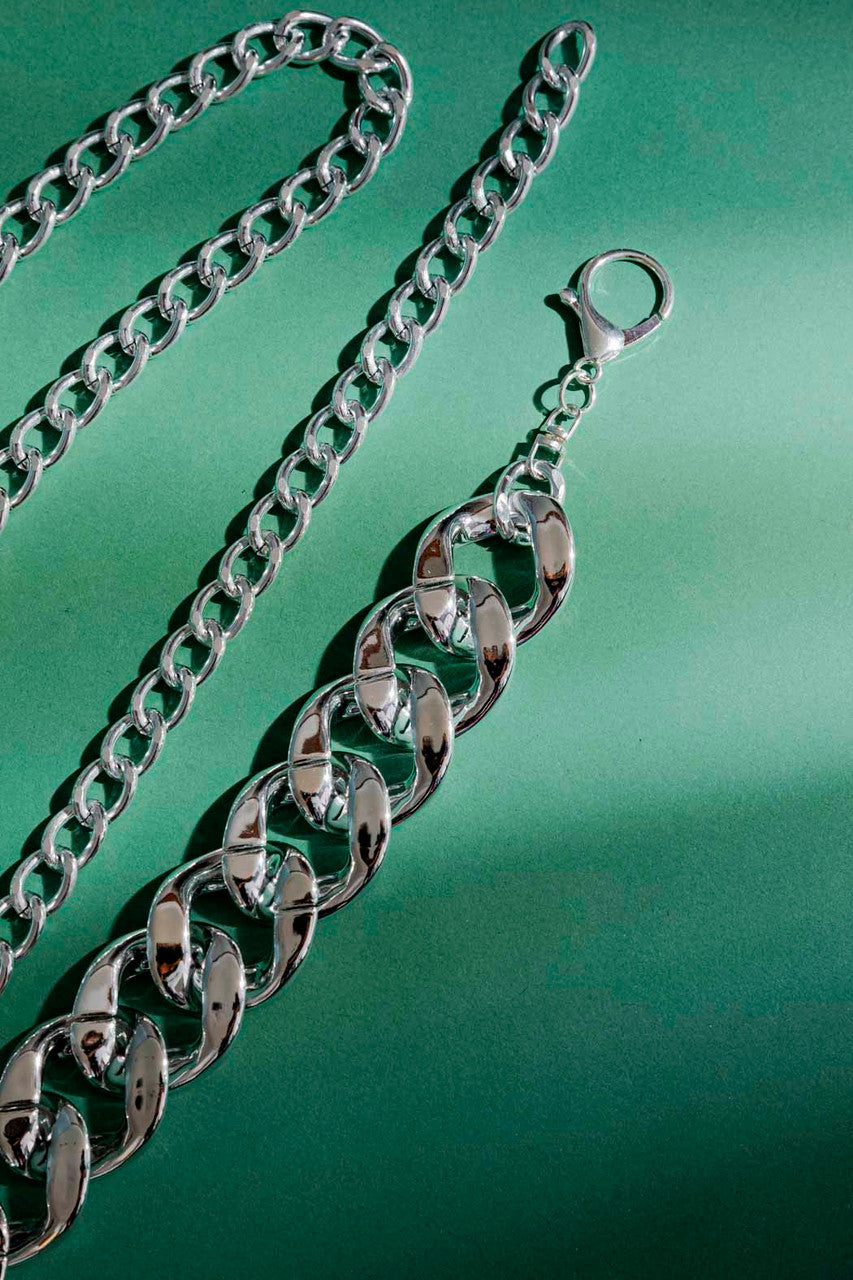 Silver Resin Belts S