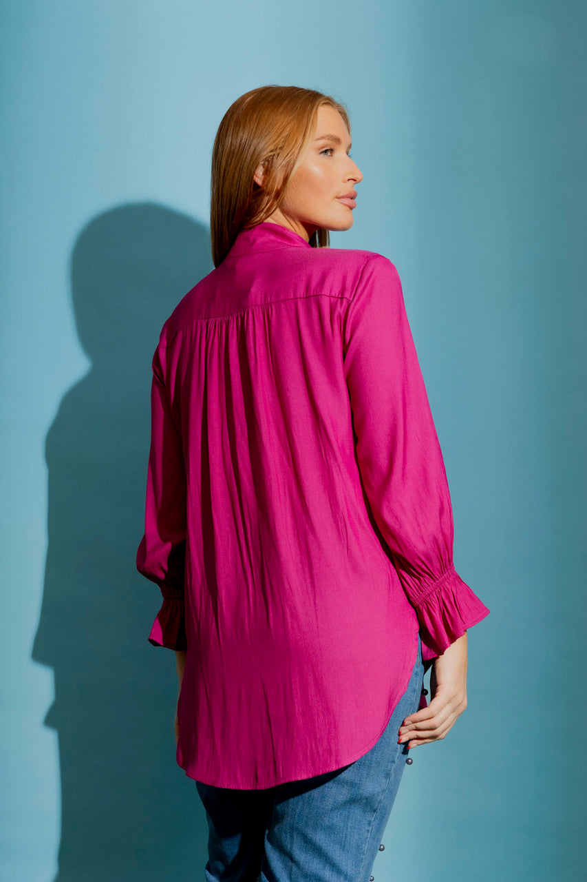 Dark Pink Femme Blogger Shirt