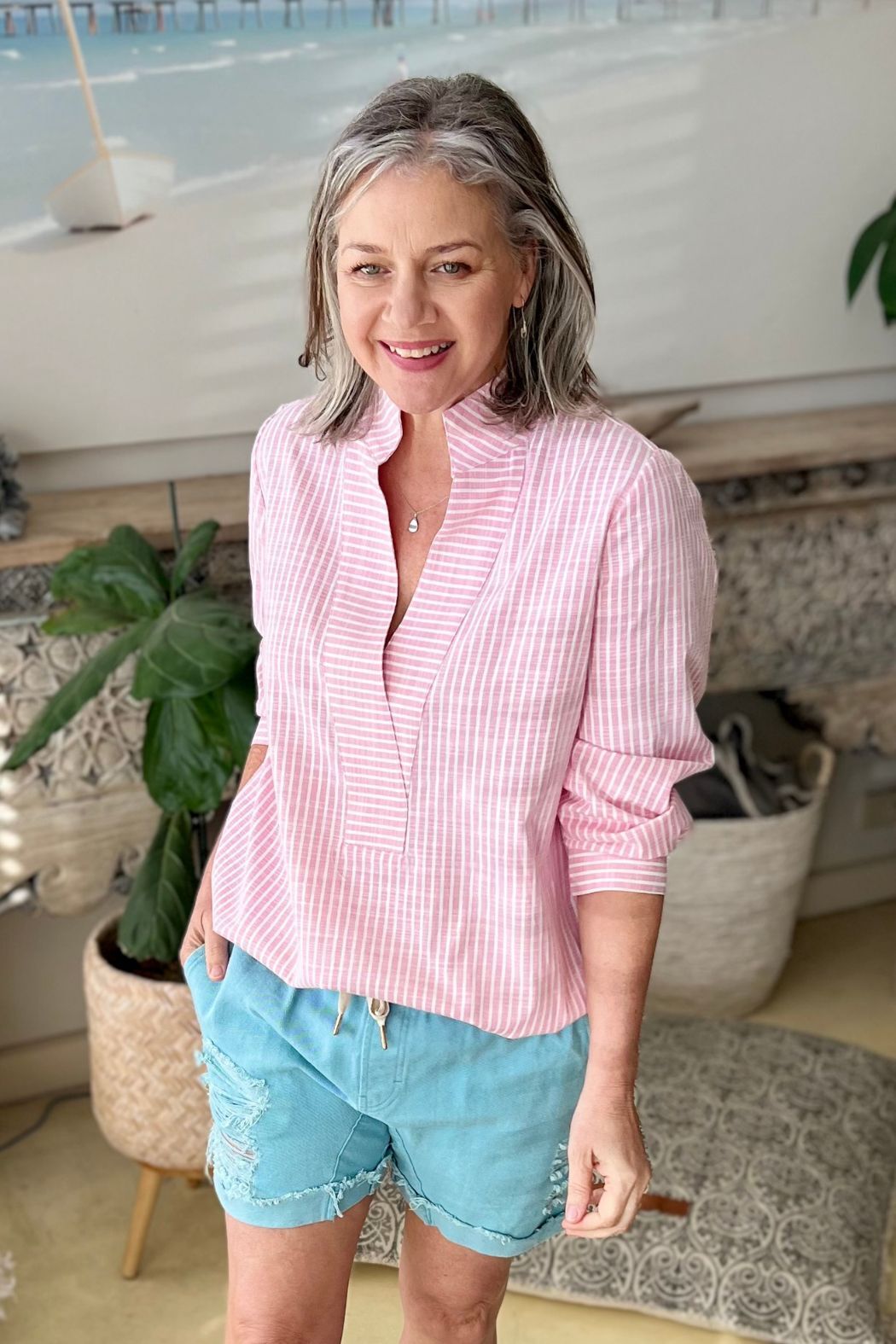 White Cotton Milan Blogger Shirt