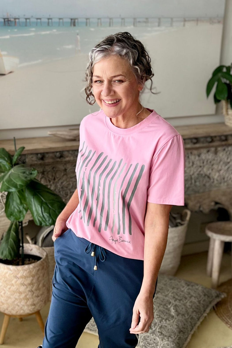 Pink Lines T-Shirt