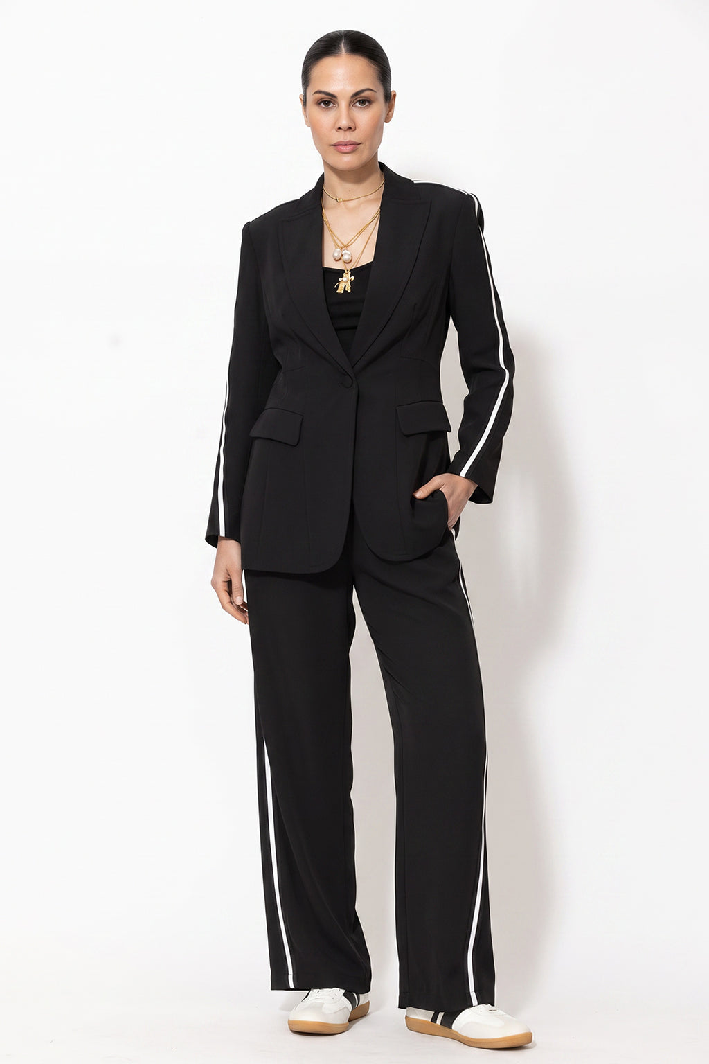 Black Euro Maya Sport Pant